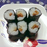 納豆の細巻き寿司
